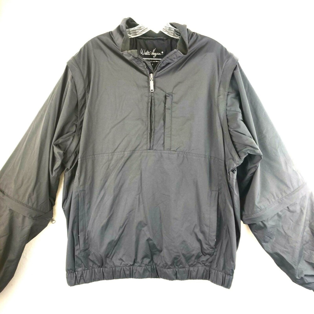 Walter‎ Hagen Jacket Mens Large Gray Golfer 3 -1 Winbreaker Rain